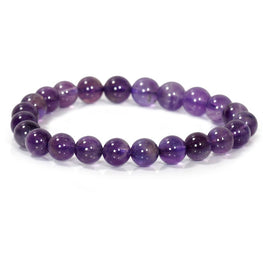 Lepidolite Bracelet - 8mm Round Beads