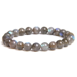 Labradorite Bracelet - 8mm Round Beads