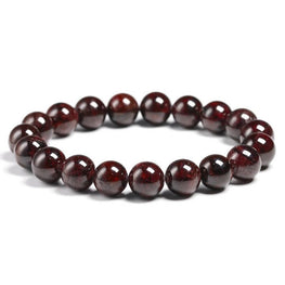 Garnet Bracelet - 8mm Round Beads