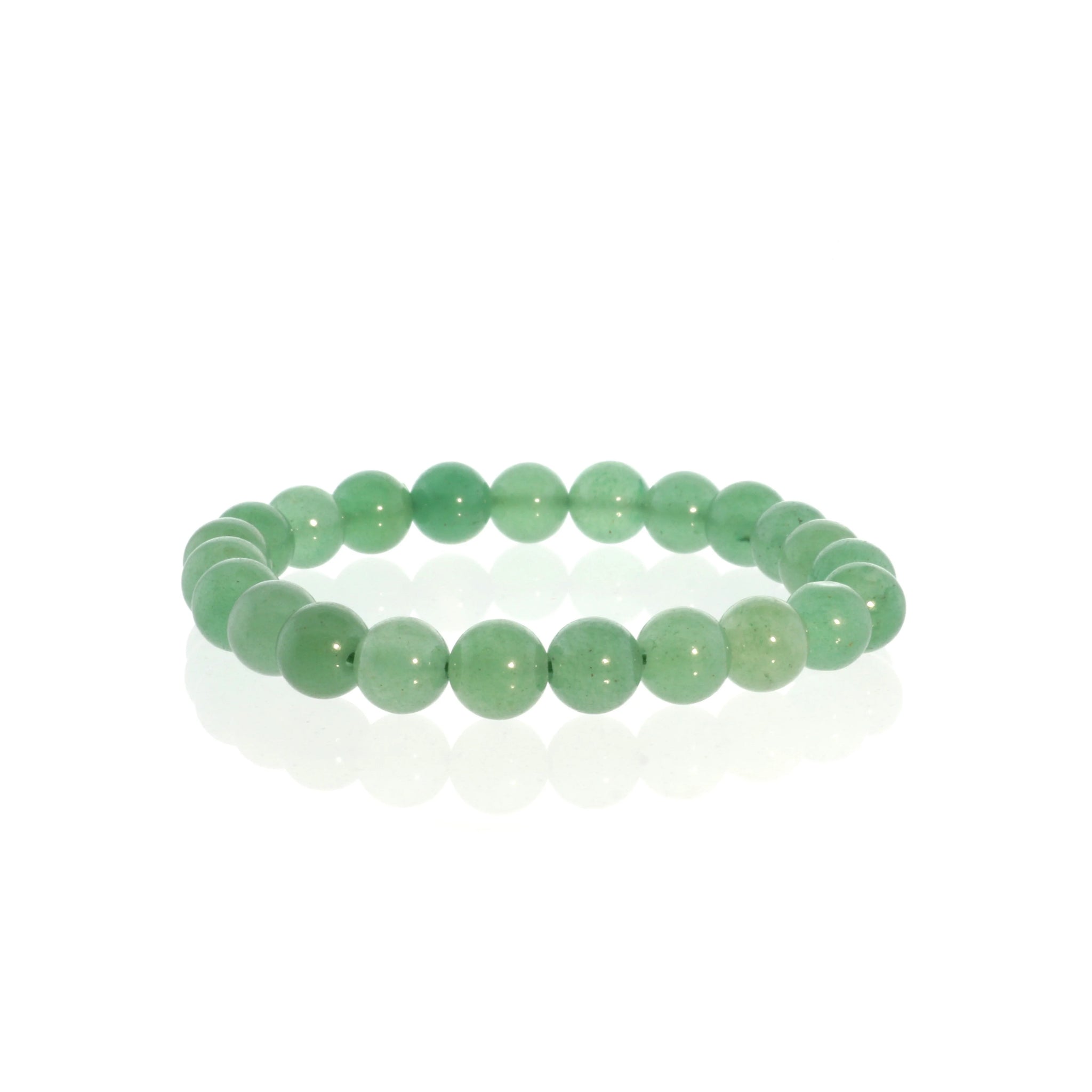 Green Aventurine Bracelet - 8mm Round Beads